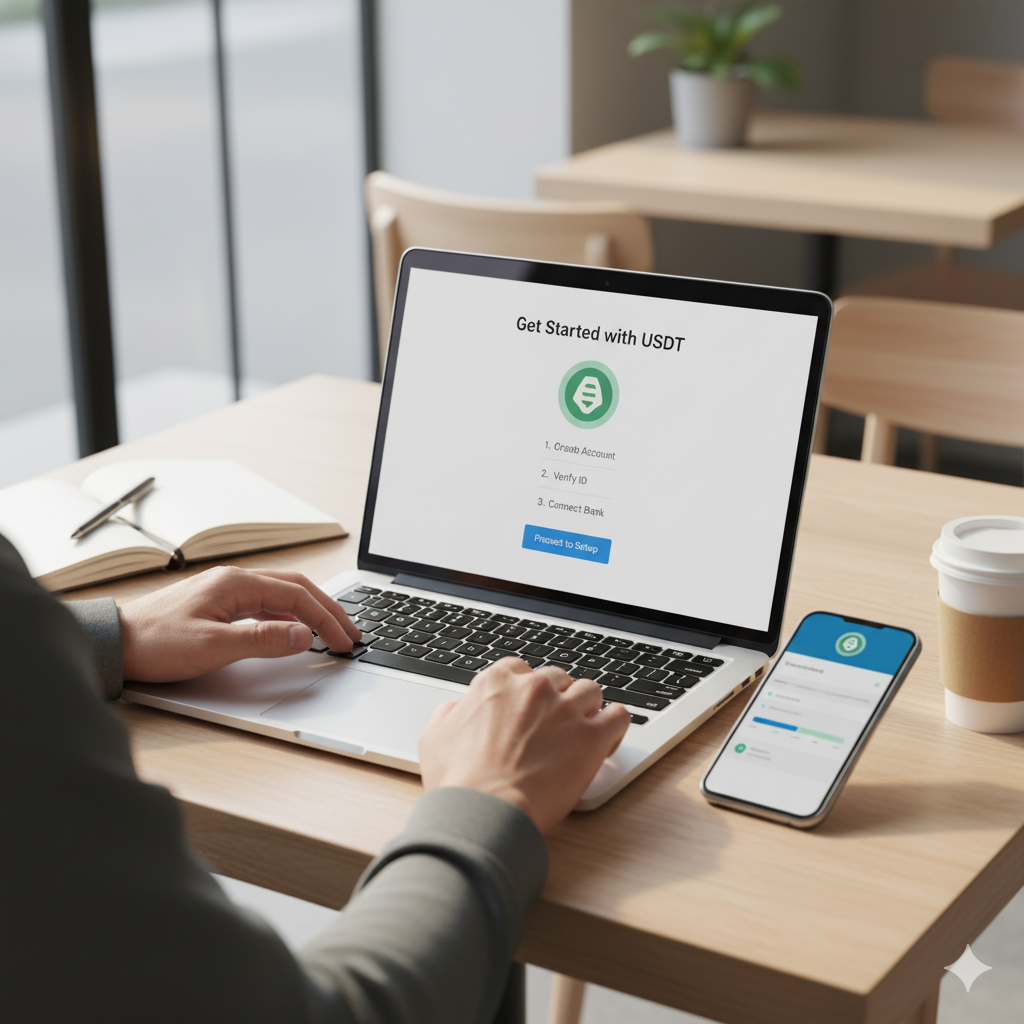 How to Get Started with Sterling to USDT in Minutes
