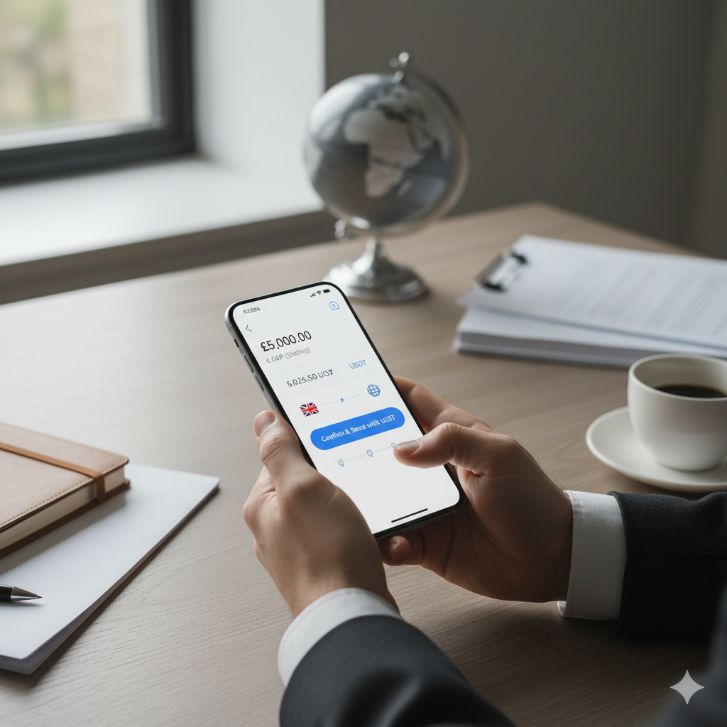 How Sterling to USDT Simplifies Cross-Border Transactions